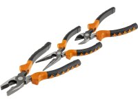 Zangen-Set "ProGrip", 3-teiligKombi/Spitzzange, Seitenschneider