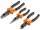 Zangen-Set "ProGrip", 3-teiligKombi/Spitzzange, Seitenschneider