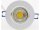 LED-Einbauleuchte "COB-5", 5W, 420lm ALU, 3000K, 95°, Ø85xT47mm, Rahmen weiß