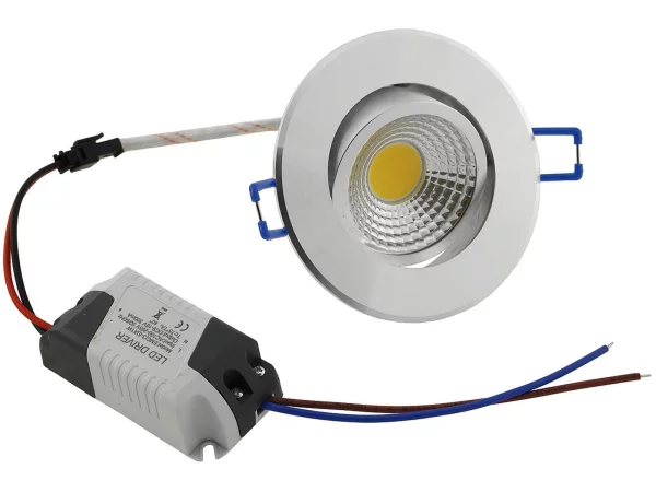 LED-Einbauleuchte "COB-3", 3W, 250lm ALU,...