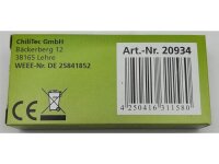 LED-Trafo "CT-12E-V2", 0,5-12W eckigEin 220-240V, Aus 12V= Konstantspannung