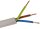Stromleitung "NYM-J", 50m, isoliert3G1,5, grau, Außen-Ø 8,2mm, Ring