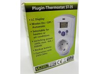 Steckdosen-Thermostat "ST-35 digi"max. 3500W, 5-30°C, EIN/AUS/AUTO, 230V