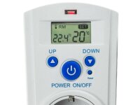 Steckdosen-Thermostat "ST-35 digi"max. 3500W, 5-30°C, EIN/AUS/AUTO, 230V