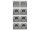DELPHI Starter-Kit, 16-teilig, silber6x Steckdose, 2x Schalter, 8x Rahmen