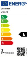 LED Unterbauleuchte "SMD pro" 27cm2W, 190lm, 3000k, Licht warmweiß