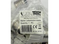 Lampensockel-Adapter, KeramikE27 auf GU10