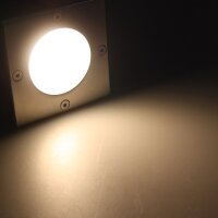 Bodenleuchte "BEL Uni Q"10x10x14cm, IP65, GU10 Fassung, 4eckig