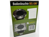 Bodenleuchte "BEL Uni Q"10x10x14cm, IP65, GU10 Fassung, 4eckig