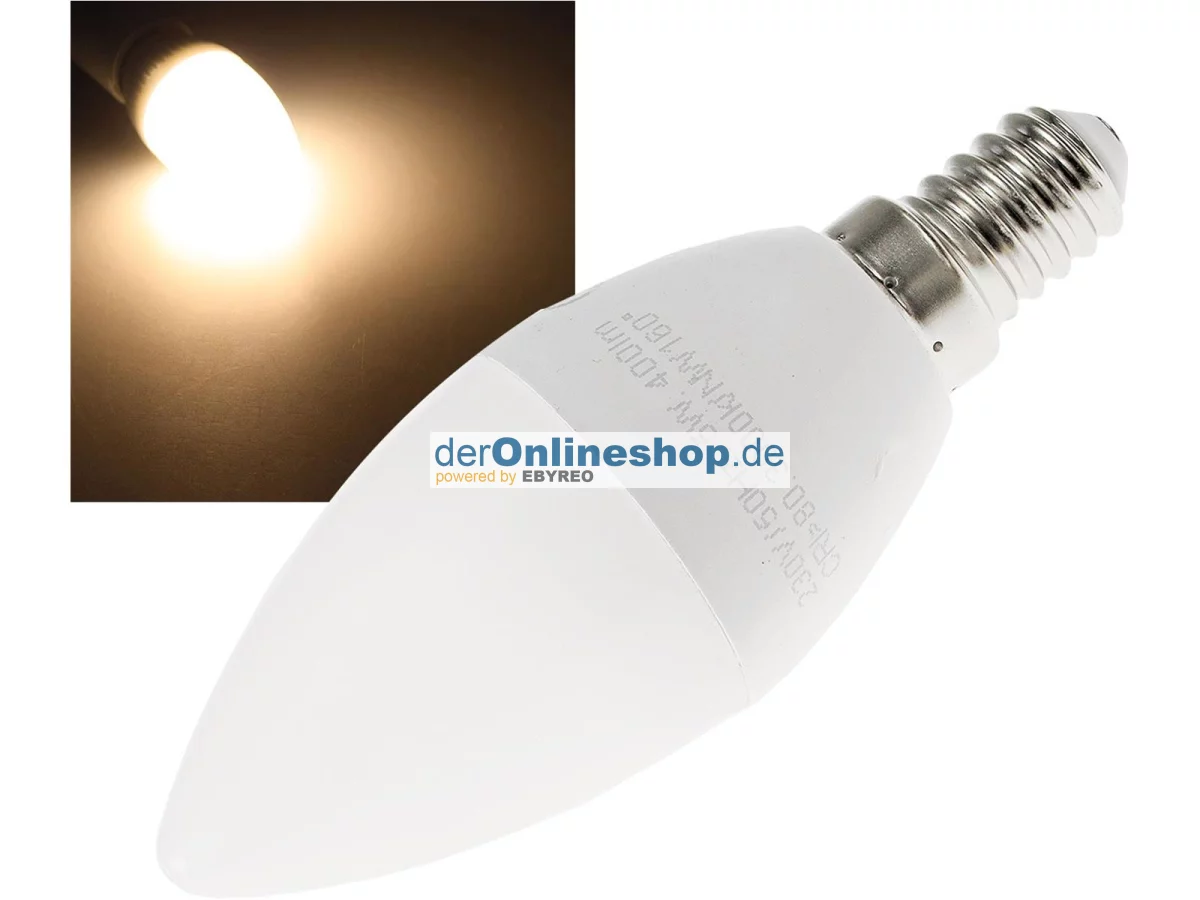 LED Kerzenlampe E14 "K50" warmweiß3000k,...
