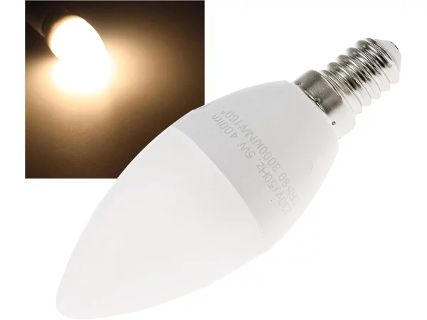 LED Kerzenlampe E14 "K50" warmweiß3000k,...