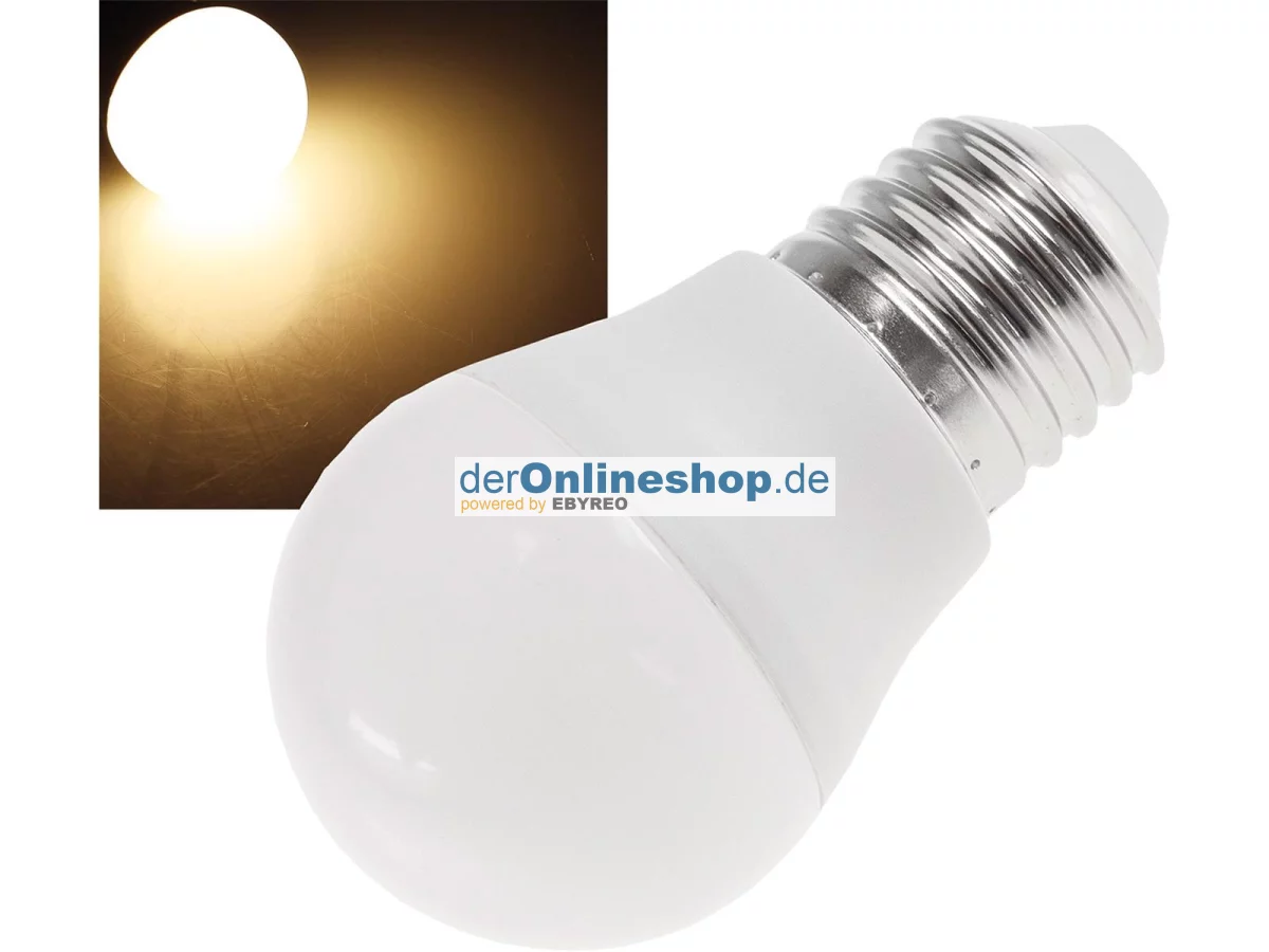 LED Tropfenlampe E27 "T50" warmweiß...