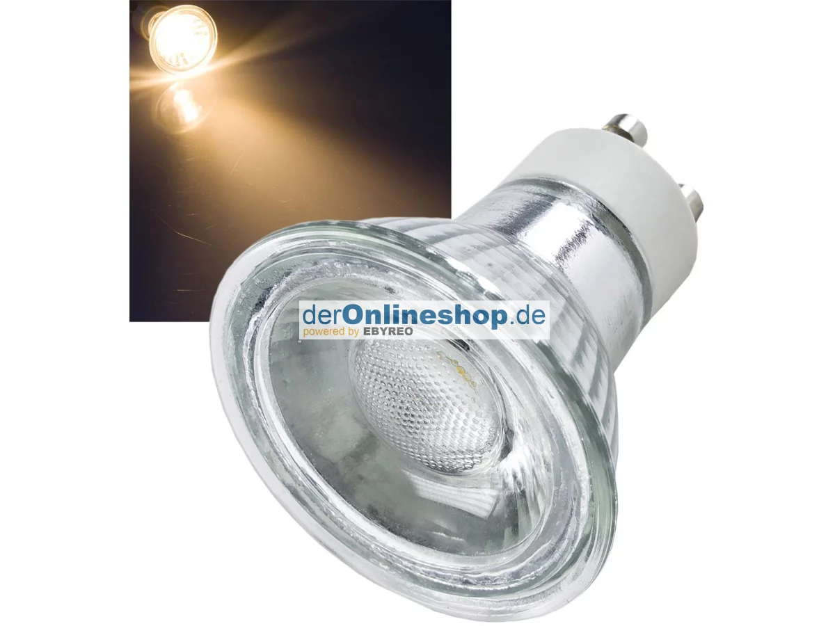 LED Strahler GU10 "H35 COB"3000k, 265lm,...