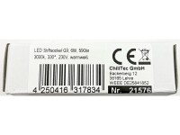 LED Stiftsockel G9, 6W, 590lm3000k, 330°, 230V, warmweiß