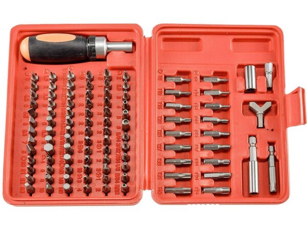 Bitsatz "Multi Box 101"100 Bits und Ratschen-Schraubendreher