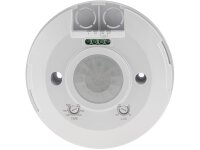 Decken-Bewegungsmelder "CBM-Flat" 360°LED geeignet, 6m Detektion, 2000W, weiß
