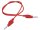 Messleitung McPower, 150cm, rot, 1mm², PVC, 2x 4mm Bananenstecker