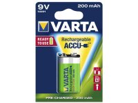 9V-Akku VARTA POWER ACCU Ready2Use, Ni-MH, 200mA, Typ 9V...