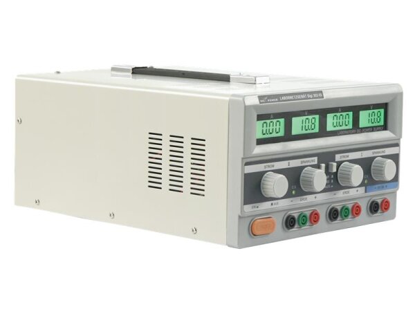Labornetzgerät McPower Digi 302-05, 2x 0-30V, 0-5A, 1x 5V/3A