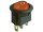Wippenschalter McPower 3-polig, rote Wippe, beleuchtet, AC 250V / 6,5A, schwarz, EIN/AUS