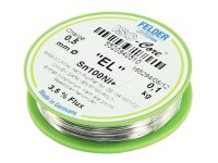 Lötzinn auf Rolle FELDER ISO-Core EL, 0,5mm, 100g, bleifrei (Sn100%Ni+)