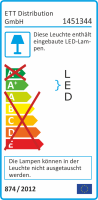 LED-Unterbauleuchte McShine SH-50, 5,3 W, 520 lm, 50cm, neutralweiß