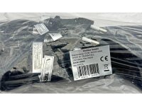 Netzkabel Euro, blankes Ende, 1,5mH03VVH2-F2 0,75 mm² 2,5A/250V schwarz