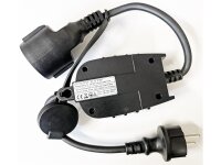 Zwischenstecker mit Dämmerungsschalterund Zeitvorwahl (1- 9 Std.) über Display