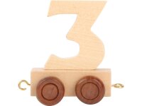 EbyReo® Buchstabenzug  Lok + Megan + Endwaggon