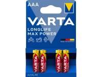 Micro-Batterie VARTA MAX-TECH 1,5 V, Typ AAA, 4er-Blister