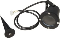 Gartenleuchte McShine GL-35, 1m Kabel, Erdspieß, GU10-Fassung