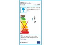LED Feuchtraumleuchte McShine 450lm, 4000K, 6W, neutralweiß, IP65, 170x92x70mm