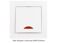 Schalter McPower Flair, 250V~/10A, UP, weiß mit Orientierungsleuchte