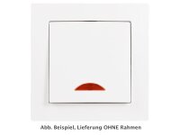 Schalter McPower Flair, 250V~/10A, UP, weiß mit Orientierungsleuchte