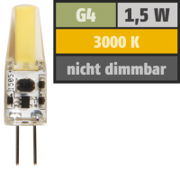 LED-Stiftsockellampe McShine Silicia COB, G4, 1,5W, 200...