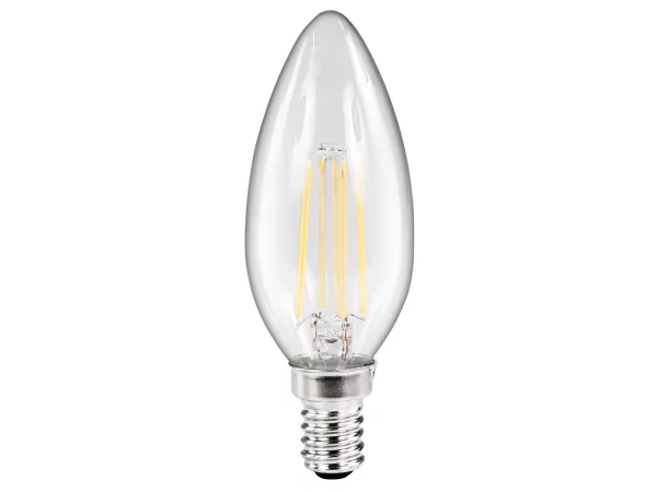 LED Filament Kerzenlampe McShine Filed, E14, 4W, 490 lm,...
