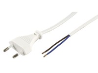 Euro-Netzkabel McPower mit blanken Enden Länge 2 m,...