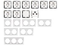 Schalter und Steckdosen Set McPower Flair Arbeitszimmer,...