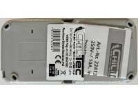 Feuchtraum Kombi-Schalter/Steckdose, IP44 250V~/ 10/16A,...