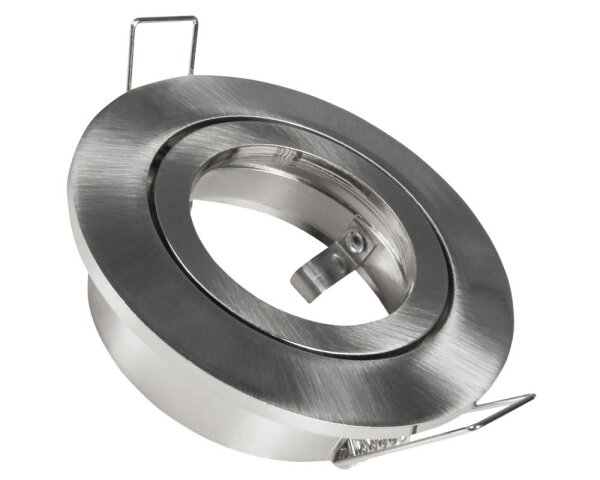 Einbaurahmen McShine DL-248s rund, Ø82mm, schwenkbar, Clip Verschluss