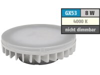 LED-Strahler McShine LS-853, GX53, 8W, 800lm, Ø75x25mm, 120°, neutralweiß
