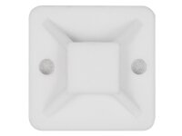 Kabelsockel McPower für Kabelbinder 20x20mm, selbstklebend, 10er-Pack