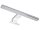 LED Spiegelleuchte, 4,4W, 250lm, warmweiß, 30cm, 3 Montagemöglichkeiten, chrome