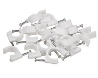 Kabelschelle McPower, 10mm, 100er-Pack, weiß