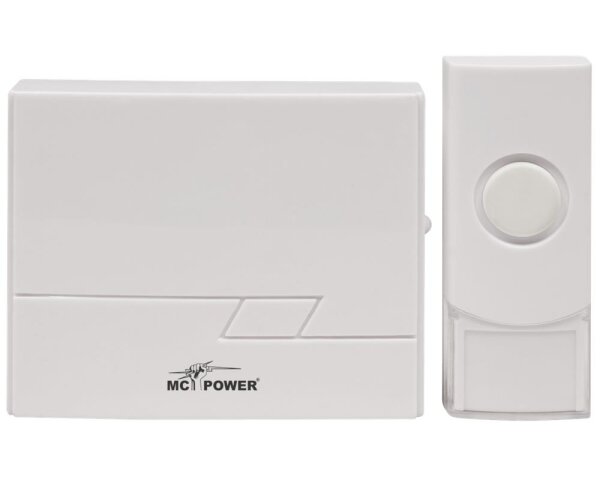 Funk-Türklingel McPower DB-16 bis zu 50m, 16 Melodien, IP44 Sender