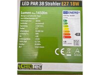 LED Strahler PAR38, 18W, 28x SMD-LED1450lm, 45°, 230V, 4000K neutralweiß