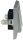 DELPHI Taster mit Namensschild 250V~/ 10A, inkl. Rahmen, UP, silber