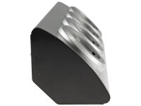 4-fach Steckdosenblock Edelstahl90° für Eck- &  Aufbaumontage
