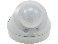 Wand- & Decken-Bewegungsmelder 360°LED geeignet, 8m Detektion, weiß