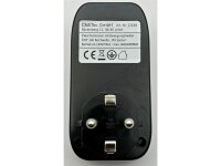 Zwischenstecker mit Bewegungsmelder100°, 8m Reichweite , 230V/1200W, s/w